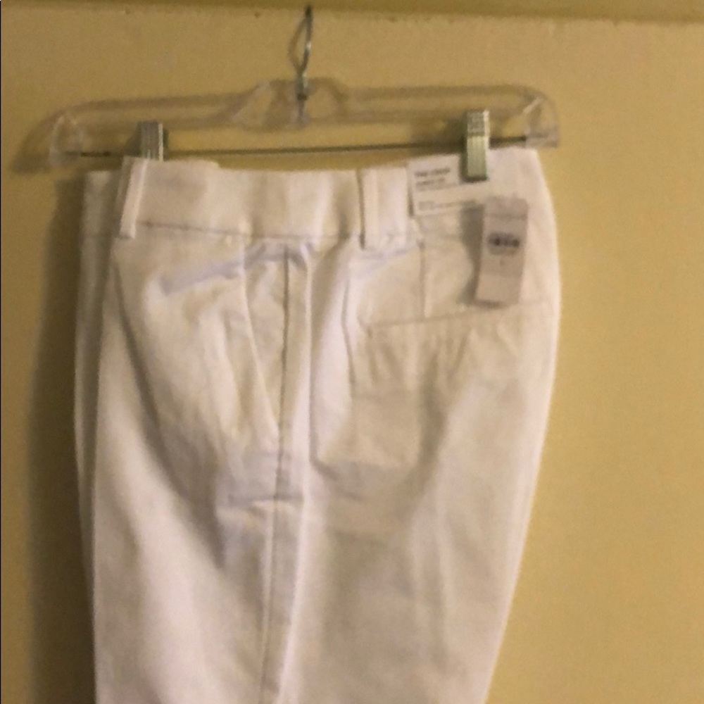 Ann Taylor white crop pants NWT